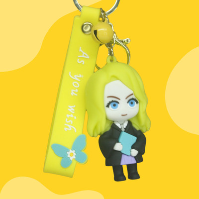 MIKADOECOM Luna Lovegood Keychain | Harry Potter Collectible for Bags, Keys & Gifts Key Chain