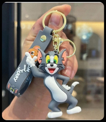 Jainzon Tom and Jerry 3D Keychain girls pack of 2 set Key chain Couple Keychains_z40 Key Chain