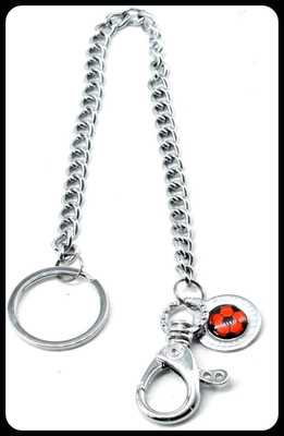 gtrp Trendy-FASHION SILVER LONG CHAI Key Chain