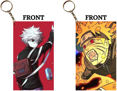 Hariyaali Enterprises LLP KILLUA STYLE X NARUTO FOX SPIRIT Unique Style 2 pcs Combo Key Chain