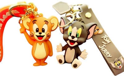 SSAppliances TOM & JERRY COMBO 3D|CARTOON CHARACTER|BEST GIFT ITEMS |SET OF 2 Key Chain