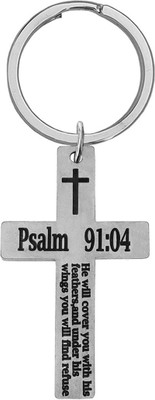 Shiv Jagdamba He Will Cover You With His Feathers,And Under His Wings(Psalm 91:4)LSKShiv220173 Key Chain