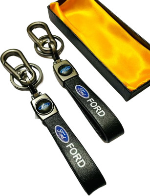 GKM Car Ford Heavy metal hook strap combo set keychain Key Chain