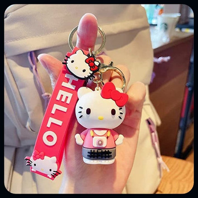 gtrp Cute Action Figure 3D Rubber Silicone Keychain For Car & Bike Gifting-A Key Chain