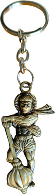M Men Style Religious Bajrangbali Hanuman Gada Key Chain for Good Luck/Gifting SKey2024207 Key Chain