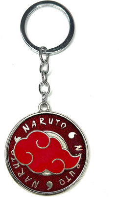 Royal galaxy New Naruto Cloud design Rotating Red Keychain Key Chain