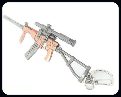 gtrp PUBG Real 3D Metal Body Gun 120mm length-A Key Chain