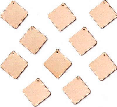 CHL Diamond Shape MDF KeyChains Cutouts 25 PCS 2 Inch Plain MDF Blanks for Craft Key Chain