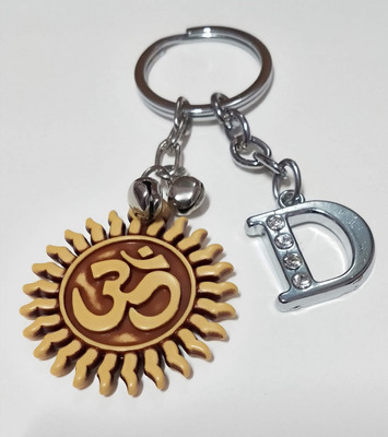 ShopTop English letter D with Om keychain Key Chain