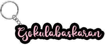 SY Gifts BPK Gokulabaskaran Name Keychain Key Chain