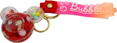 Nivu Water Glitter Keychain with Bubble Strap Key Chain