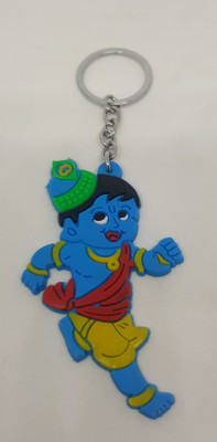 BLESSINGS Running Krishna Soft Pvc Key Chain