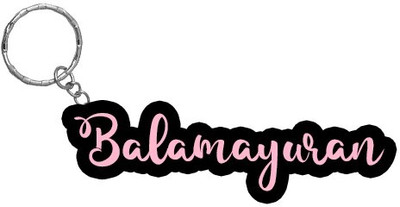 SY Gifts BPK Balamayuran Name Keychain Key Chain
