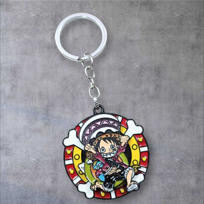PEARLISH Luffy Anime 360 Degree Rotating Keyring Y-1 Key Chain