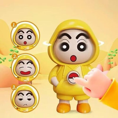 JUXEY CS-96 Shinchain Face Chainging 3D Keychain Key Chain