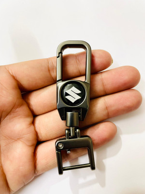 GKM Stylish Suzuki Car premium quality double sided hook keychain Key Chain