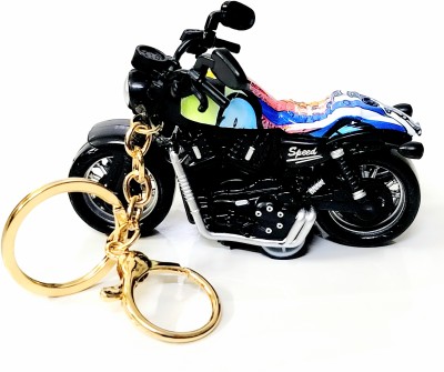 ADOREAL ROYAL ENFIELD BIKE KEYCHAIN AND KEYRING FOR BULLET MULTICOLOURED Key Chain