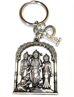 ShopTop Jai shree Ram family AS_SO_RT_ED keyring with Letter ' P ' keyring 01HG Key Chain