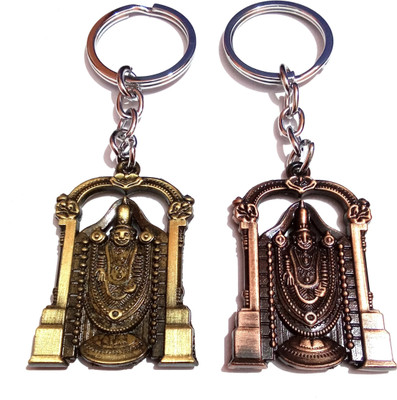 MISMIL Tirupati Balaji | Lord Venkateswara both side design metal Key Chain