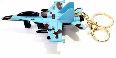 ADOREAL AEROPLANE KEYCHAIN AND KEYRING SKY BLUE Key Chain
