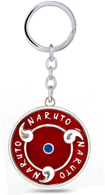 RainSound Metal Naruto Anime Sharingan Rotating Key Chain