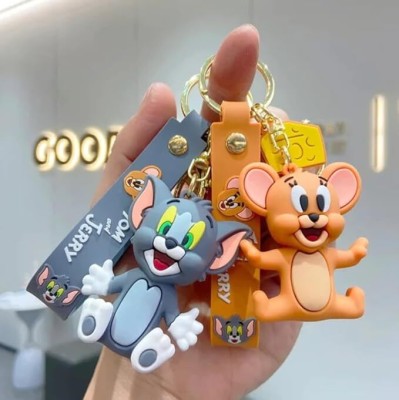 zrinix Silicon 3d Rubber keychain Suitable for Bag Charms Stylish Design Key Chain Key Chain