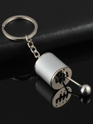 SHRI JI Premium Quality Car Gearbox Gear Metal Keychain Key Chain