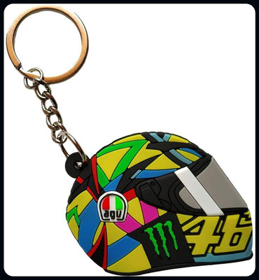 Meeko.com Chimerakeychain(vr46 helmet)001-A Key Chain