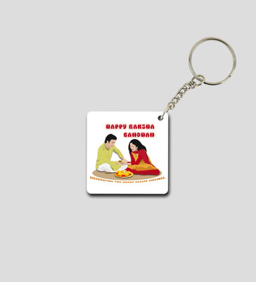 Special Trend Hub Sweet Bond Celebrated with Love and Laughter Printed Keychain Pack of 2 Key Chain