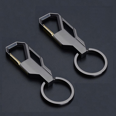 Lovetrail Car Key Chain Key Ring Business Keychain for Men, Black (Pack of 2) Key Chain