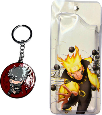 Weeb Corner Kakashi Hatake Metal Spinning Keychain Key Chain
