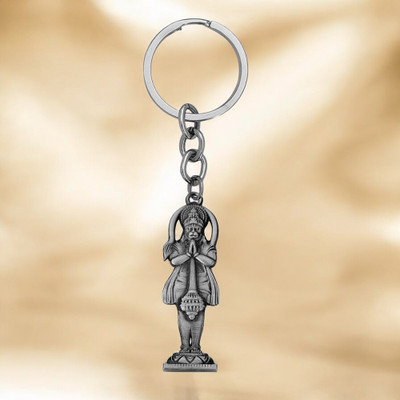 Sullery God Ram Bhakat Pawanputra Bajrangbali Hanuman Gada Metal Keychain Skey2024143 Key Chain