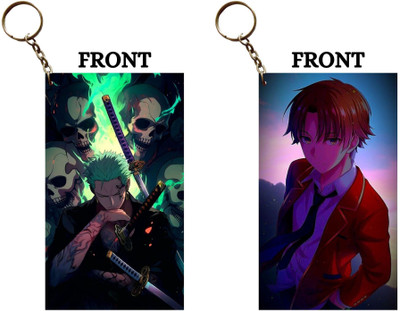 Hariyaali Enterprises LLP HELL KING ZORO × MASTERMIND AYANOKOJI Unique Style 2 pcs Combo Key Chain