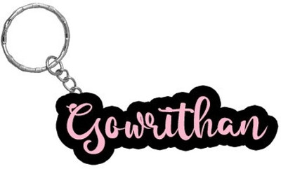 SY Gifts BPK Gowrithan Name Keychain Key Chain