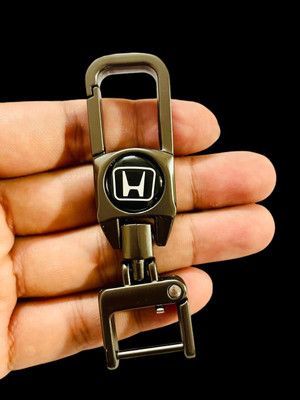 gtrp Metal Keychain Side Logo Keychain Premium and Stylish Design | Black Color 46 Key Chain
