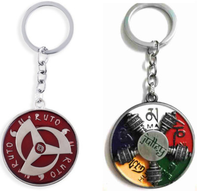 Jainsburys Combo of Julley & Naruto Rotating keychain & Best quality keychain Key Chain