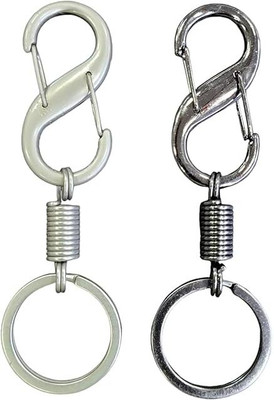 Augen Metal Keychain Clip with Key Ring Key Chain