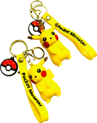 GKM Pikachu 3D high quality combo set keychain with hook Key Chain