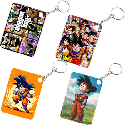 DFLEXPRINTS dragonbal Premium keychain 4pcs Key Chain