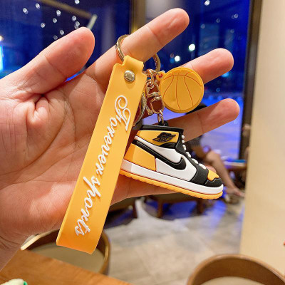 gtrp High Quality Cartoon Basketball Shoes Keychain PVC Soft Rubber Key Chain