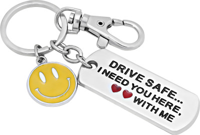 Virom Husband Dad Boyfriend Birthday Valentine's Day Gifts Drive Safe Key Chain