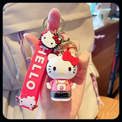 gtrp Keychain-Cute Action Figure 3D Rubber Silicone For Car & Bike Gifting Key Chain