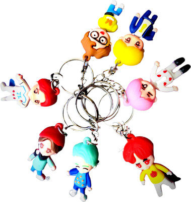 SHIVRAJ Pack of 7 BTS characters Key Chain