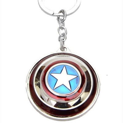 ABEL Avengers Legends Captain America Shield Rolling Key Chain Key Chain