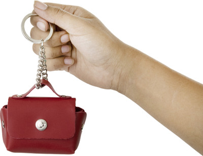 Spillbox Leather Coin Pouch Key Chain