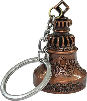 Techpro Guardian Bell For Bike Keychain Good Luck Charm for Bike Car Key Chain Key Chain