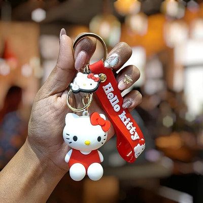 gtrp Hello Kitty Cute Keychain Gift - Kawaii Anime Key chain Charms 04 Key Chain