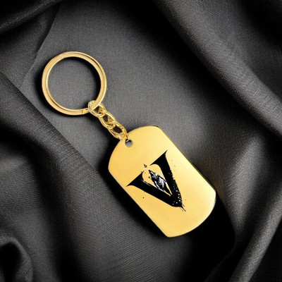 Sullery Stainless Steel Alphabet Letter Keychain Initial CharmSullery2025442 Key Chain
