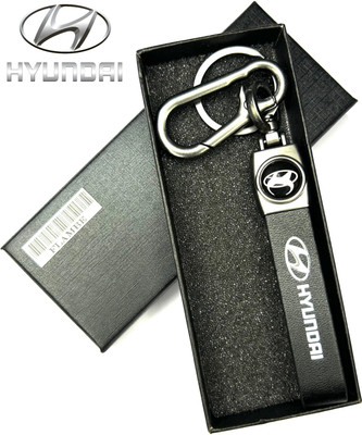 FLAMBE Hyundai Car Leather Belt Keychain Key Chain