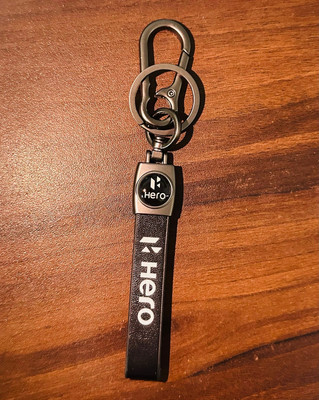 SHRI JI High quality Leather Patti Hero Keyring with hook Key Chain